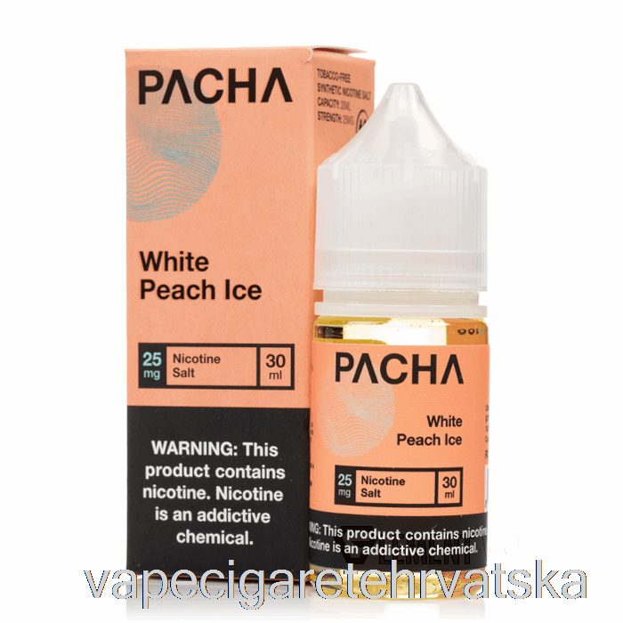 Vape Cigarete Bijela Breskva Led - Pacha Soli - 30ml 25mg